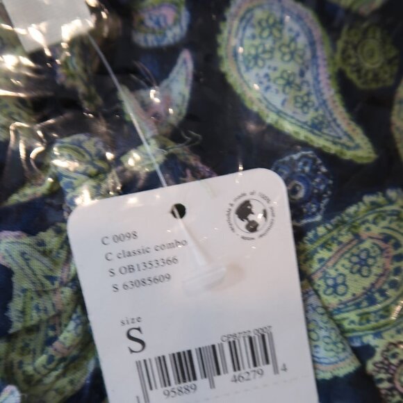 Free People Sundown Paisley Cotton Bodysuit Size Small - Picture 3 of 10